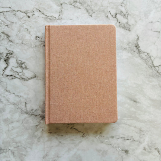 Linen finish notebook