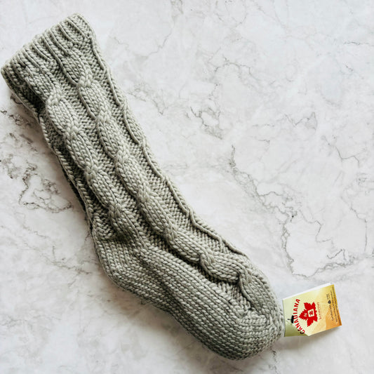 Cable Knit Reading Socks