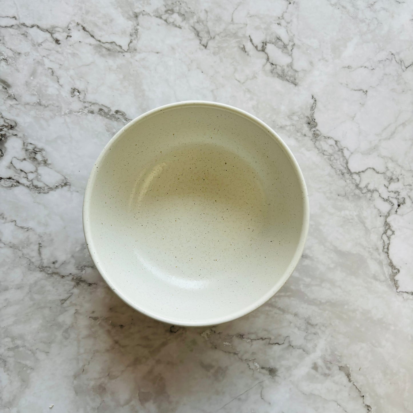 Ivory speckled bowl