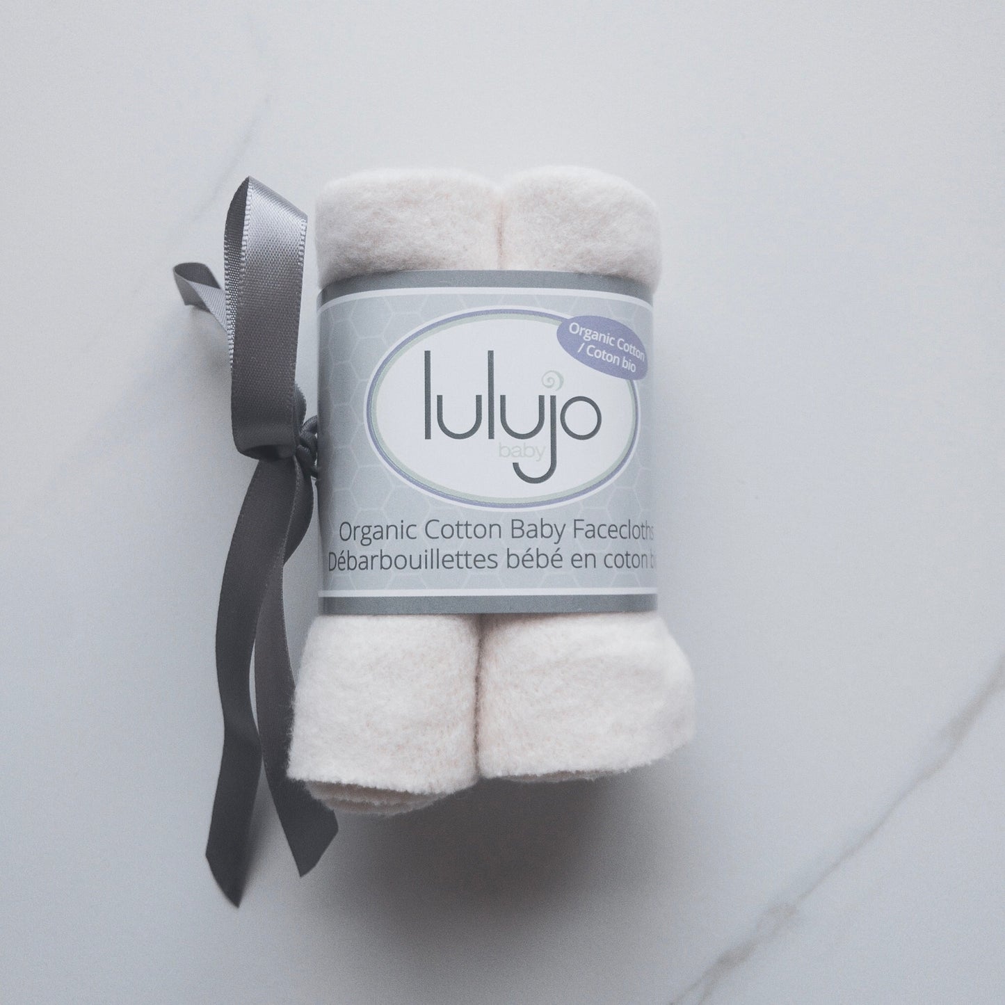 Organic cotton washcloths